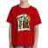 Tricou adler copil card rosu