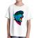 Tricou adler copil cat punk alb