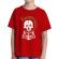 Tricou adler copil its coffee time rosu