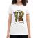 Tricou adler dama card alb