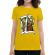 Tricou adler dama card galben