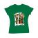 Tricou adler dama card verde mediu