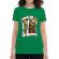 Tricou adler dama card verde mediu