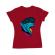 Tricou adler dama cat punk rosu