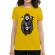 Tricou adler dama coffee reaper galben