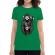Tricou adler dama coffee reaper verde mediu