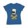 Tricou adler dama death of skateboarder albastru azuriu