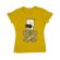 Tricou adler dama death of skateboarder galben