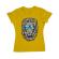 Tricou adler dama king of summer galben