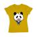 Tricou adler dama panda sailor galben