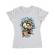 Tricou adler dama skull movie alb