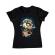 Tricou adler dama skull movie negru