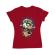 Tricou adler dama skull movie rosu