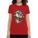 Tricou adler dama skull movie rosu