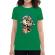 Tricou adler dama skull movie verde mediu