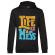 Hoodie barbat cu gluga life is a mess negru
