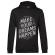 Hoodie barbat cu gluga make your dreams happen negru