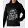 Hoodie barbat cu gluga make your dreams happen negru