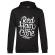 Hoodie barbat cu gluga red hair dont care negru