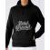 Hoodie barbat cu gluga stand your ground negru