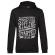 Hoodie barbat cu gluga stop the killing started now negru