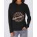 Hoodie dama cu gluga adventure or nothing negru