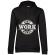 Hoodie dama cu gluga dont work for money negru