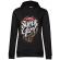 Hoodie dama cu gluga i am a super girl negru
