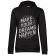 Hoodie dama cu gluga make your dreams happen negru