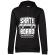 Hoodie dama cu gluga skate board negru