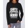 Hoodie dama cu gluga skate board negru