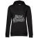 Hoodie dama cu gluga stand your ground negru
