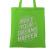 Sacosa din panza make your dreams happen verde mar