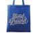 Sacosa din panza stand your ground albastru regal