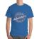 Tricou adler barbat adventure or nothing albastru azuriu