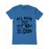 Tricou adler barbat all good things are wild and free albastru azuriu