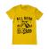 Tricou adler barbat all good things are wild and free galben