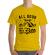 Tricou adler barbat all good things are wild and free galben