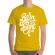 Tricou adler barbat born to fight galben