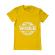 Tricou adler barbat dont work for money galben
