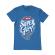Tricou adler barbat i am a super girl albastru azuriu