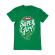 Tricou adler barbat i am a super girl verde mediu
