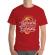 Tricou adler barbat learning before earning rosu
