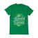 Tricou adler barbat learning before earning verde mediu