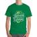 Tricou adler barbat learning before earning verde mediu