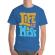 Tricou adler barbat life is a mess albastru azuriu