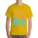 Tricou adler barbat life is a mess galben