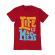 Tricou adler barbat life is a mess rosu