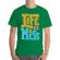 Tricou adler barbat life is a mess verde mediu