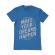 Tricou adler barbat make your dreams happen albastru azuriu